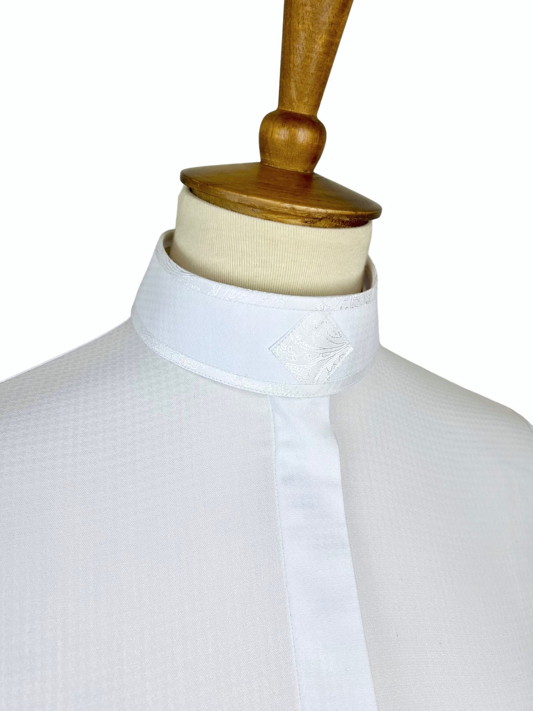 White Paisley Diamond Equitation Collar (BBY-28)