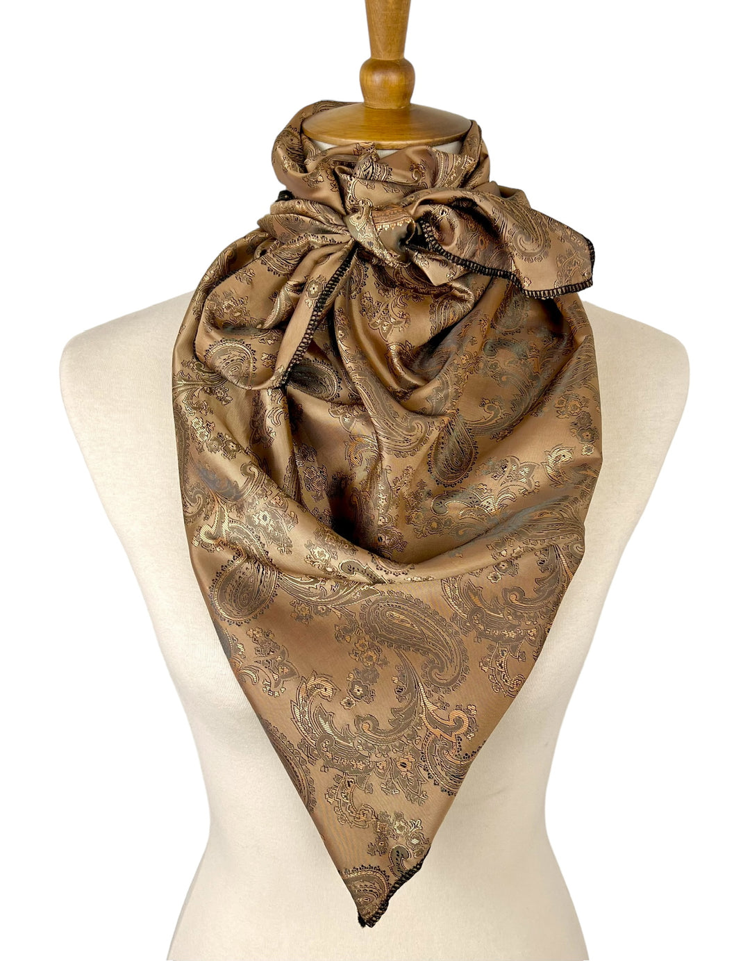 Bronze Paisley Scarf