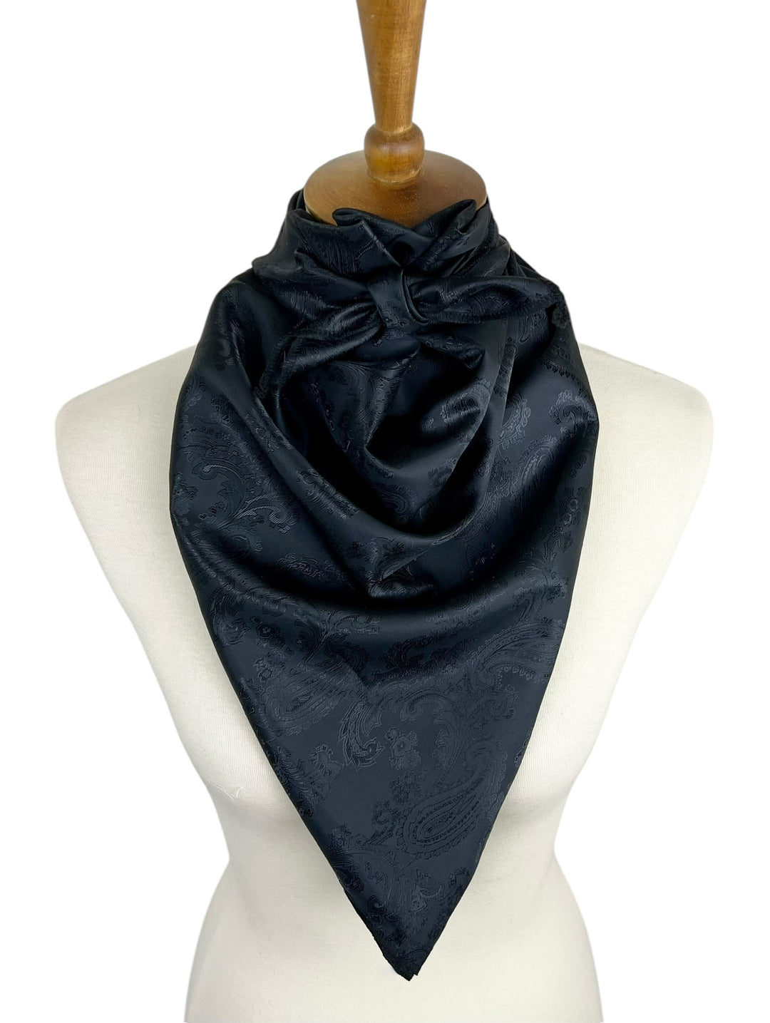 Black Paisley Scarf