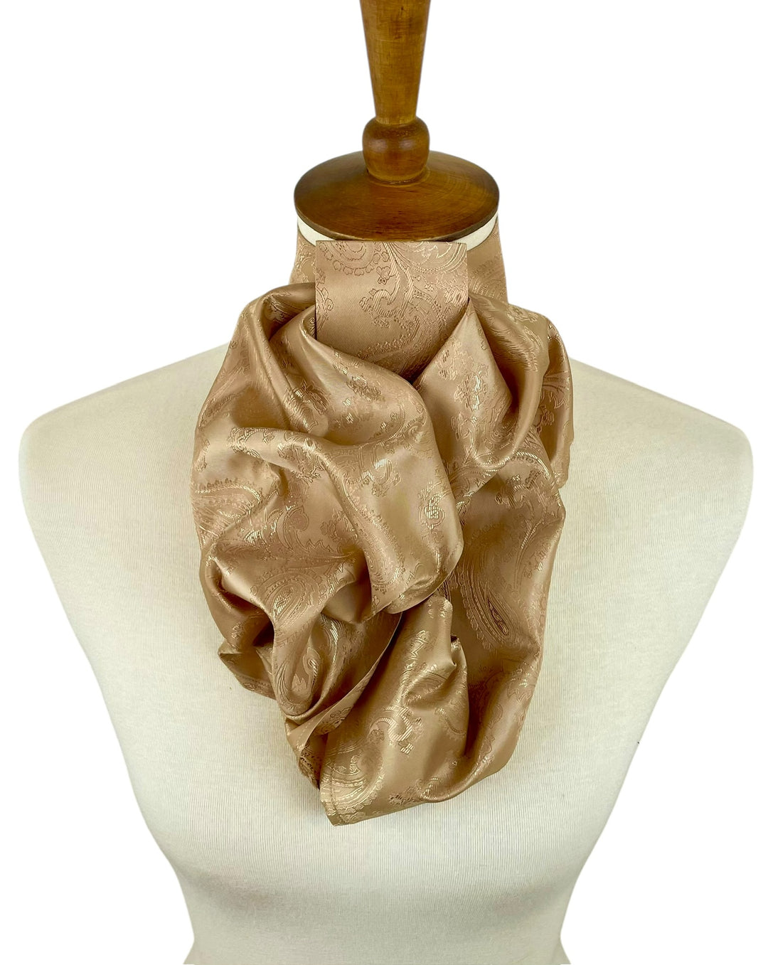 Gold Paisley Stock Tie