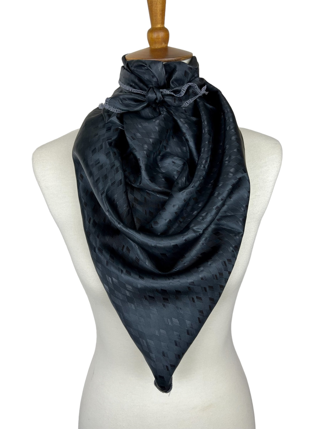 Black Geometric Scarf