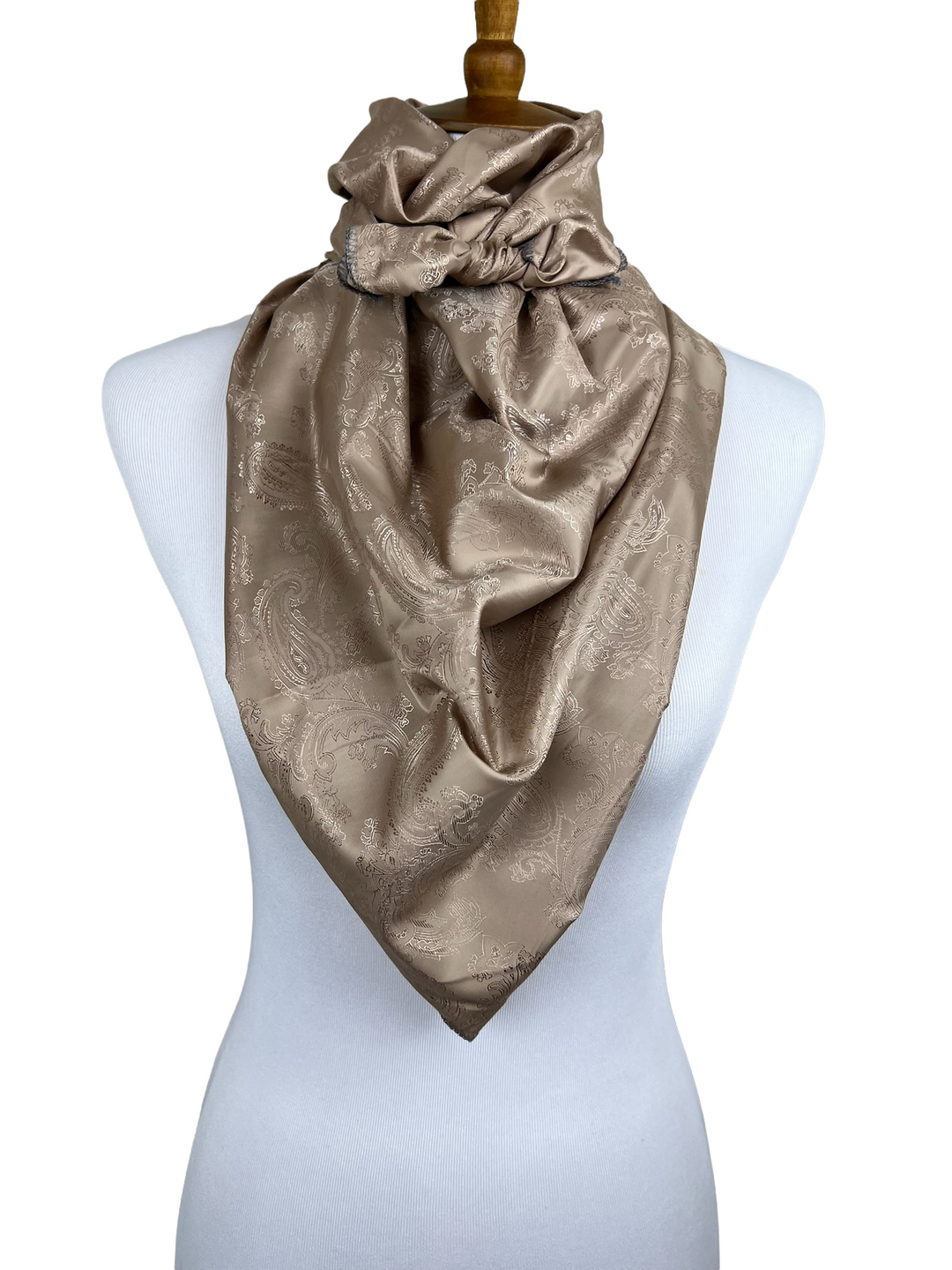 Tan Paisley Scarf