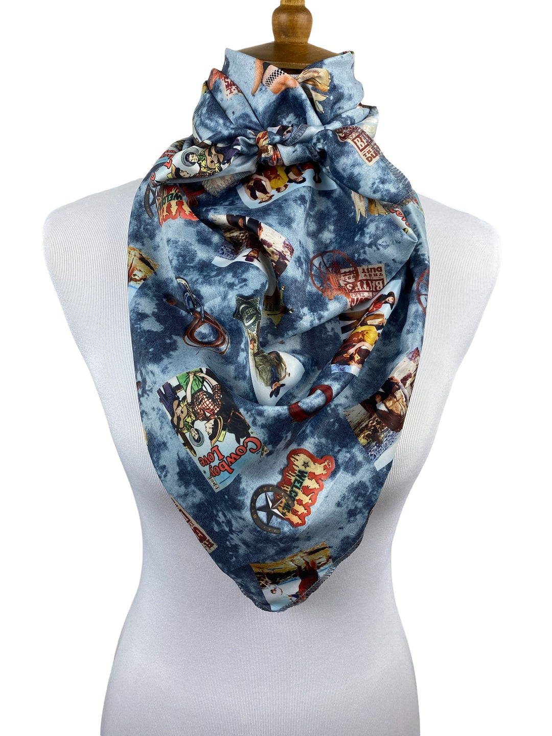 Cowgirl Denim Scarf