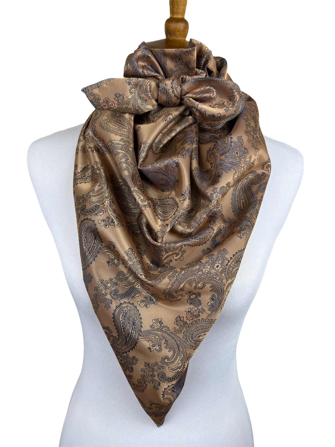 Brown Paisley Scarf