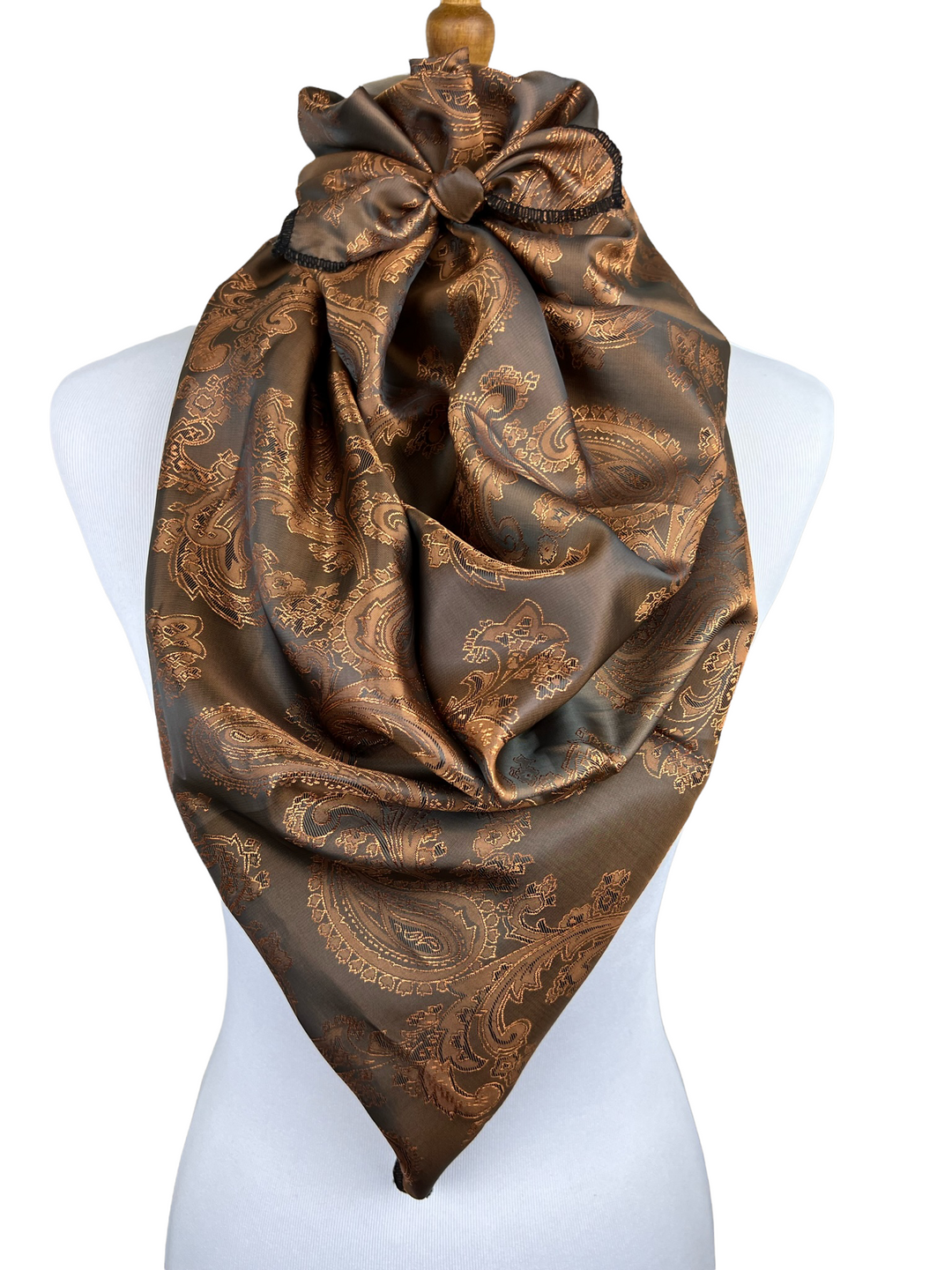 Pecan Paisley Scarf