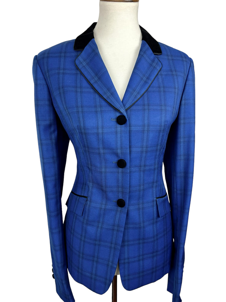 Blue Plaid Hunt Coat (Size 12) - Ref. 127