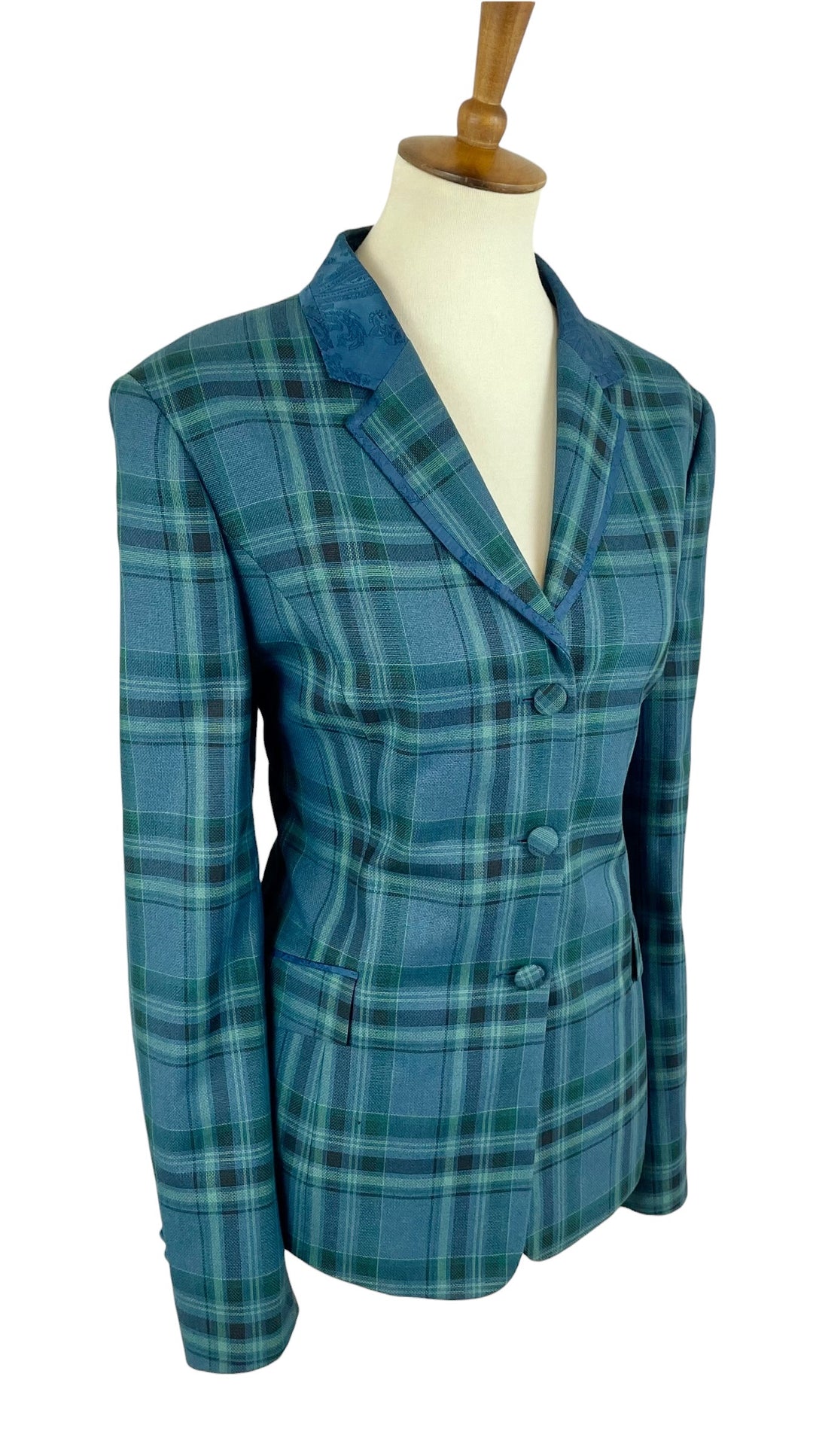 Green Plaid Hunt Coat (Size 16) - Ref. 250