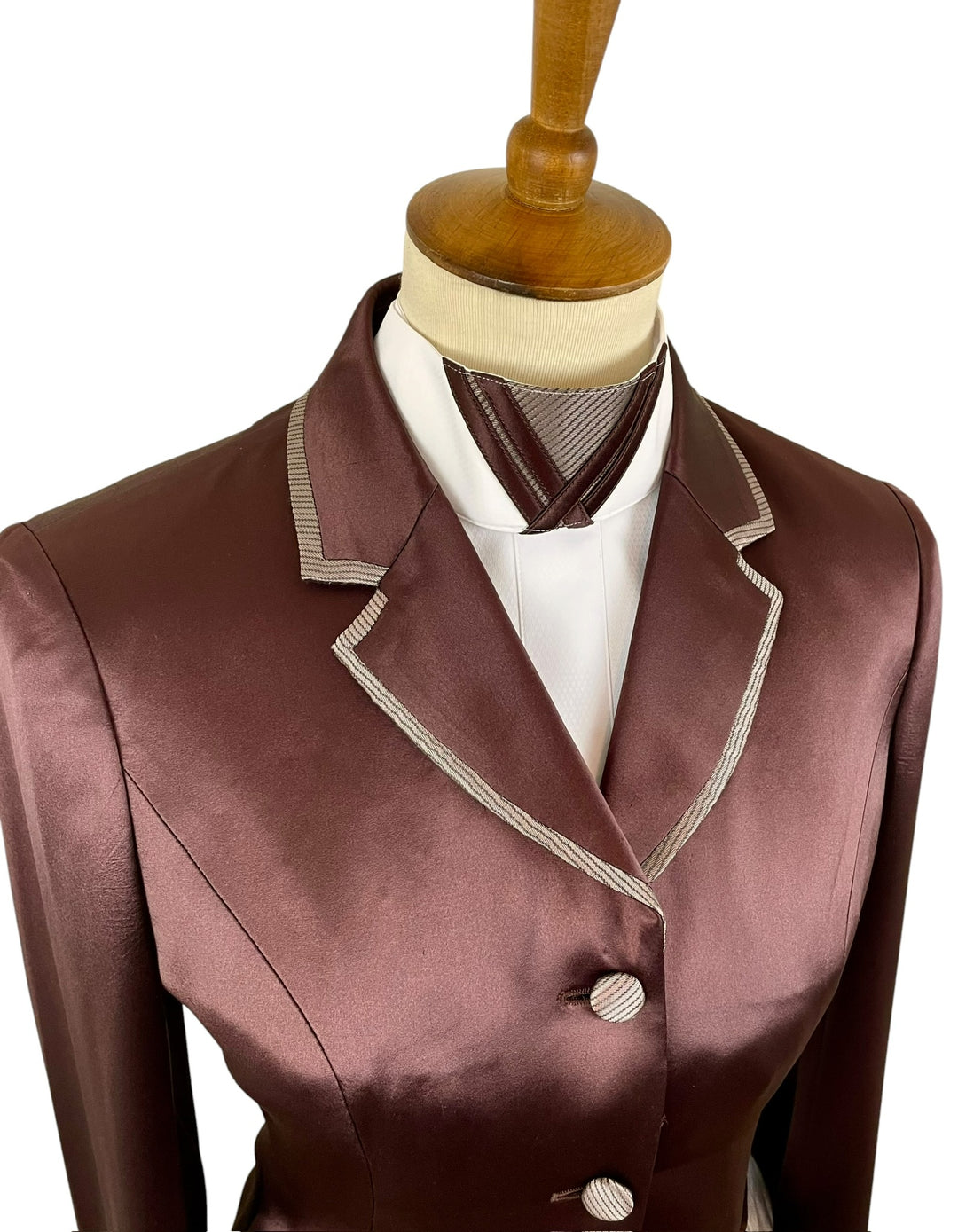 Brown Silk Hunt Coat (Size 2)