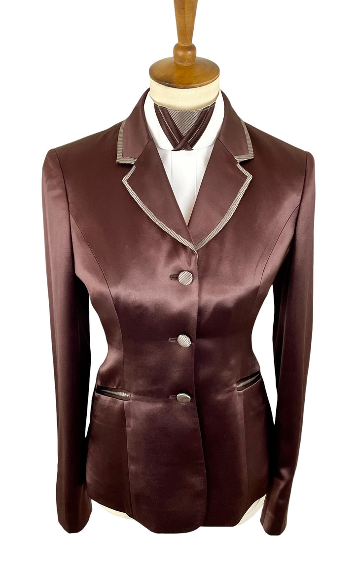 Brown Silk Hunt Coat (Size 2)