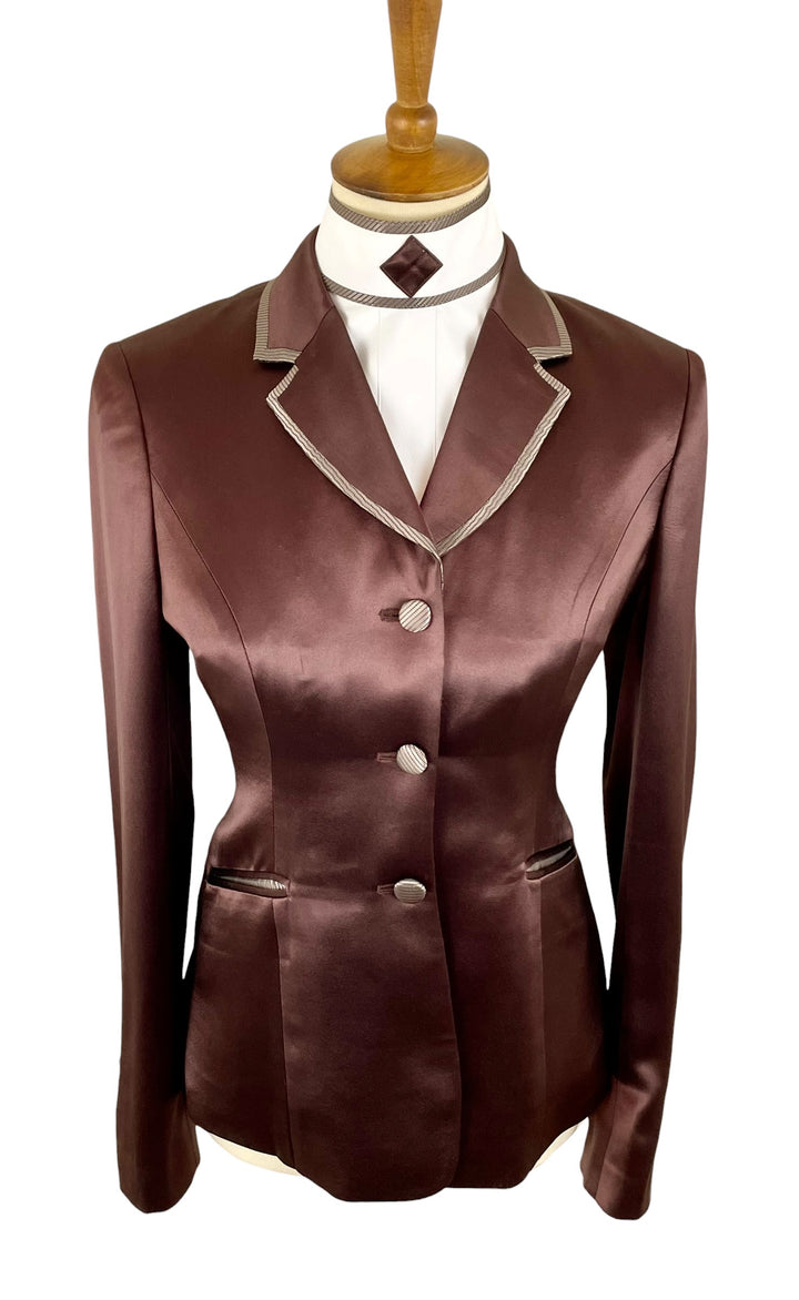 Brown Silk Hunt Coat (Size 2)