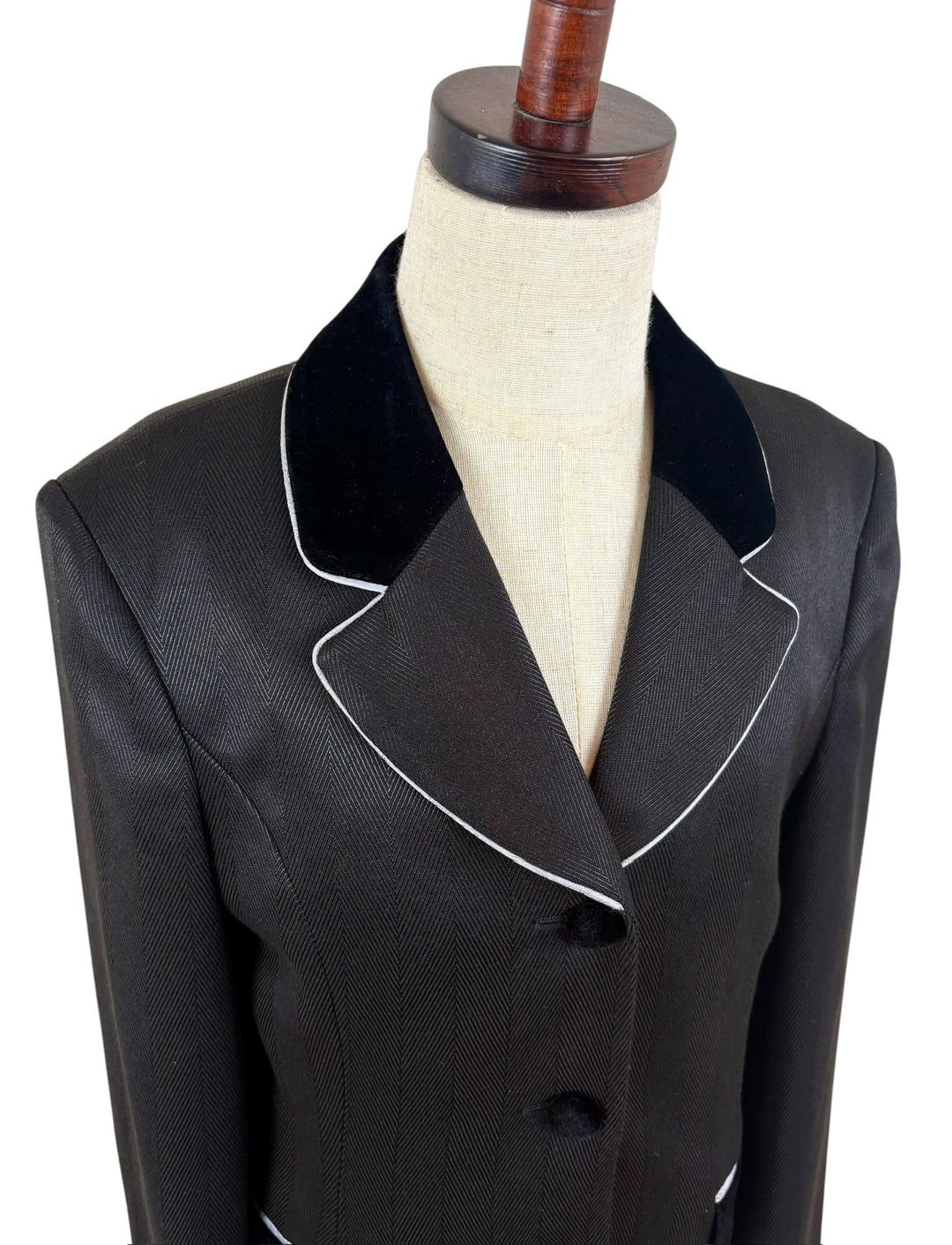 Youth Black & Silver Hunt Coat - Ref. 277
