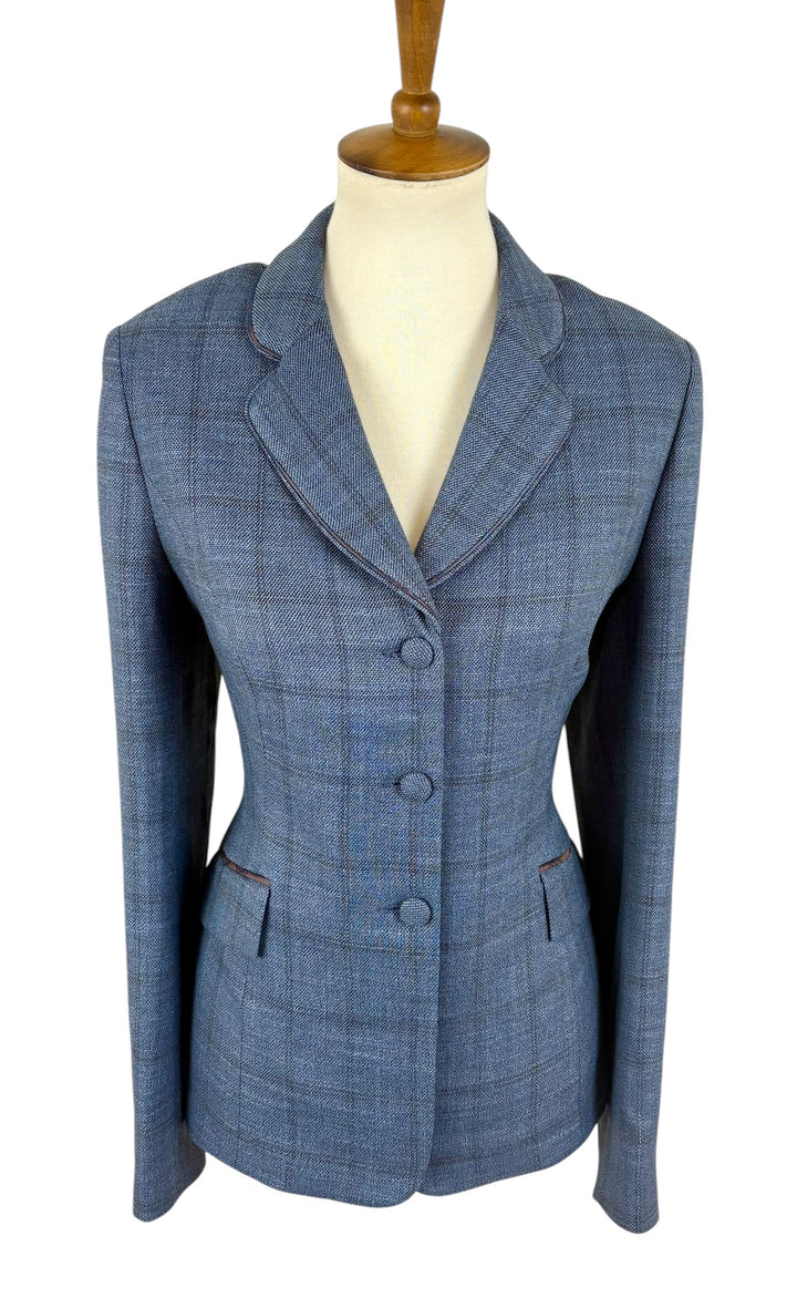Blue Windowpane Hunt Coat (Size 10)