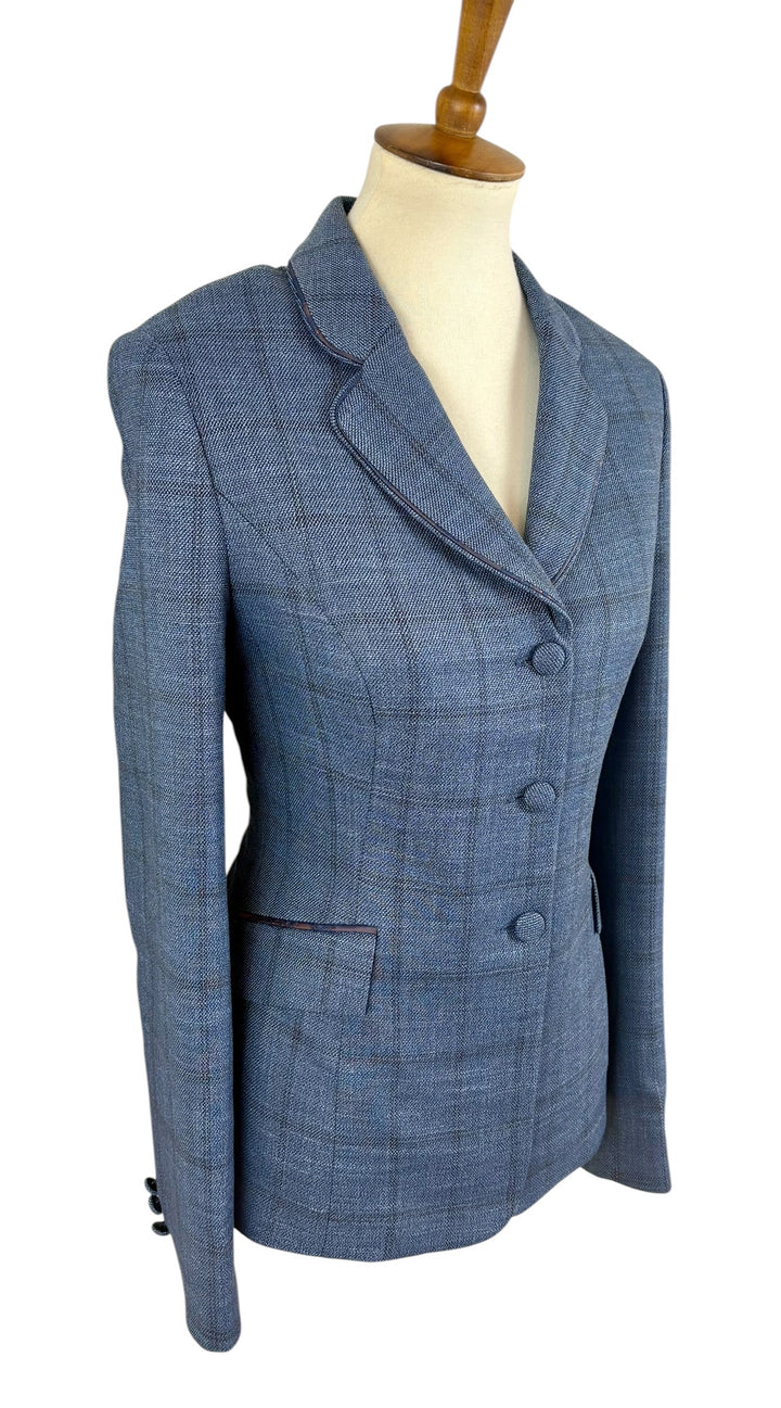 Blue Windowpane Hunt Coat (Size 10)