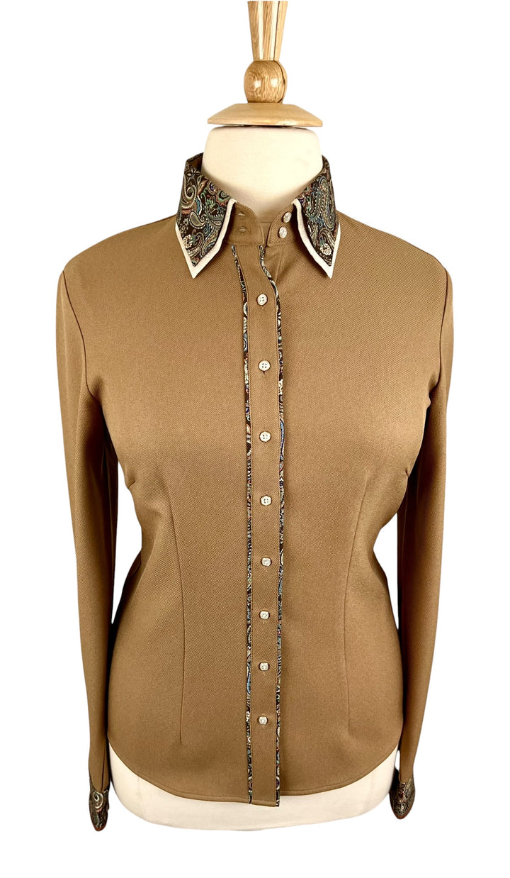 Caramel & Paisley Western Shirt (Size 42) - Ref. 249