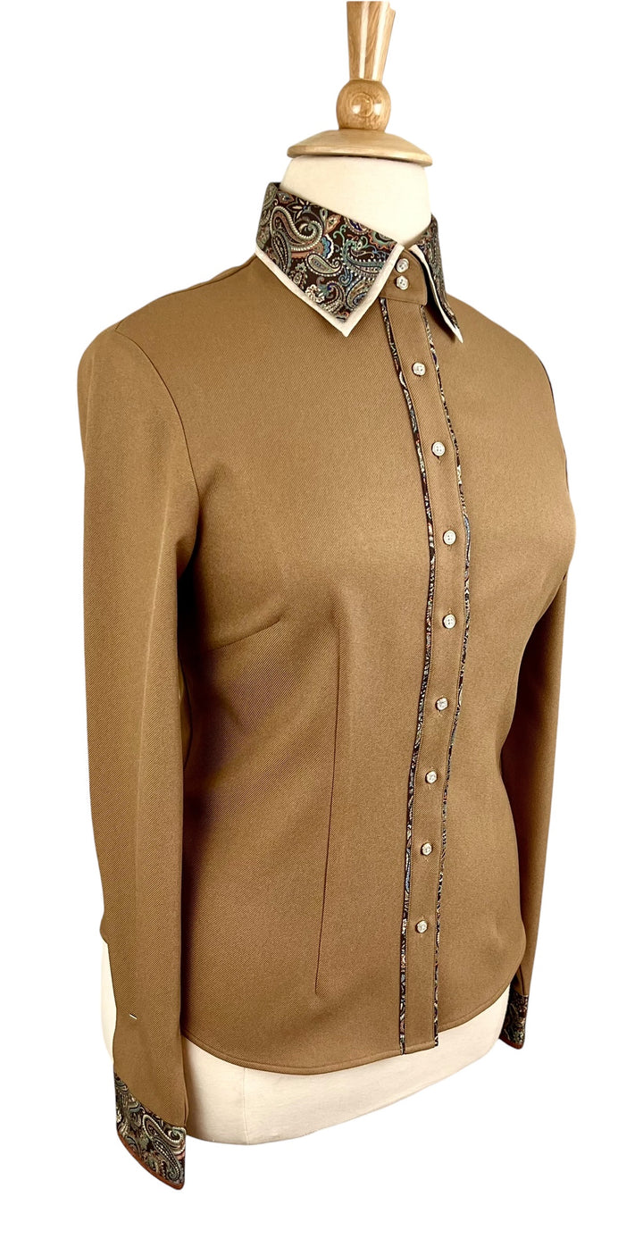 Caramel & Paisley Western Shirt (Size 42) - Ref. 249