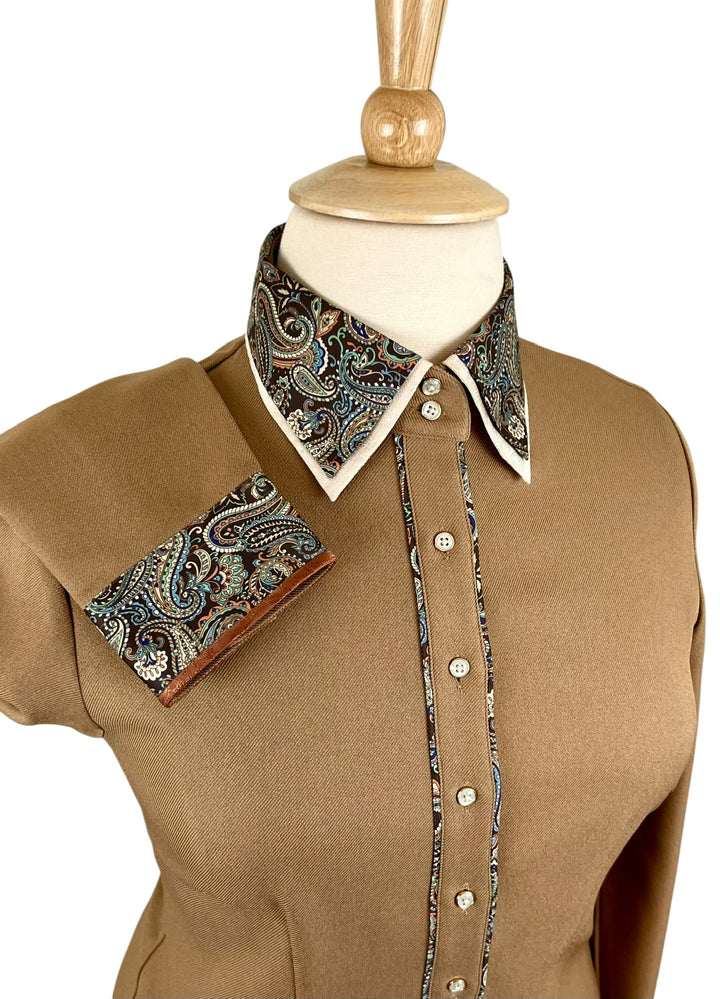 Caramel & Paisley Western Shirt (Size 42) - Ref. 249