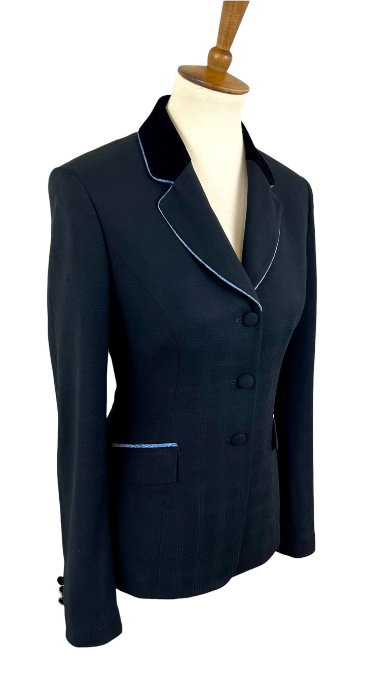 Black & Blue Show Coat (Size 4)