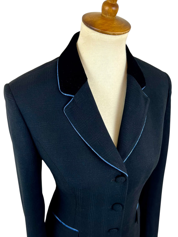 Black & Blue Show Coat (Size 4)