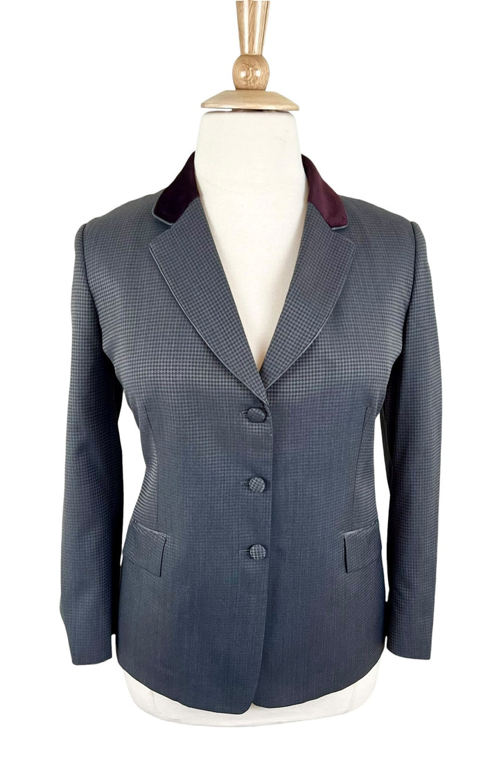 Gray w/ Plum Hunt Coat (Size 18) - Ref. 272