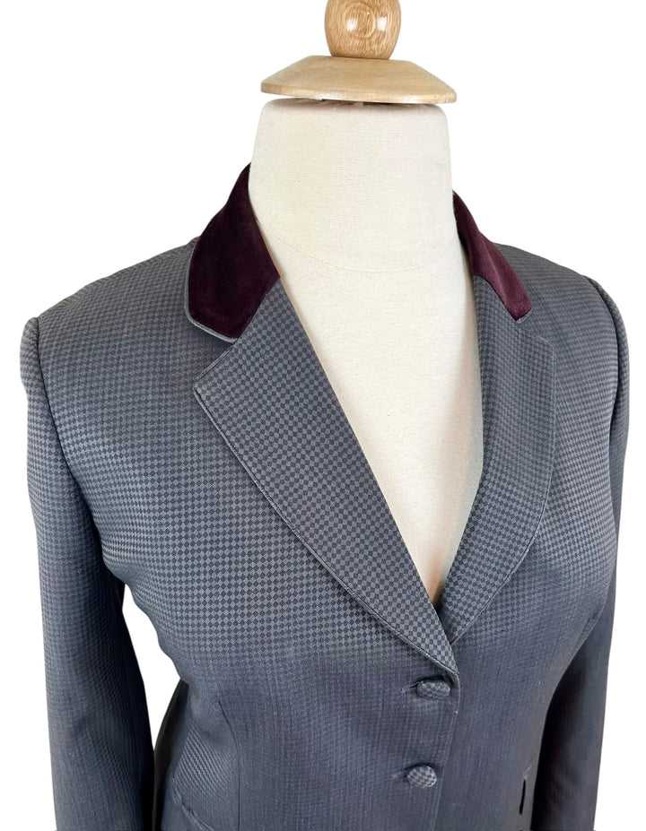 Gray w/ Plum Hunt Coat (Size 18) - Ref. 272
