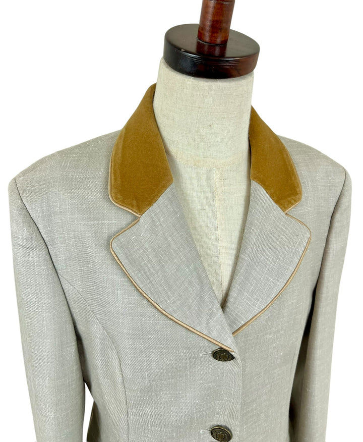 Youth Gray & Camel Show Coat