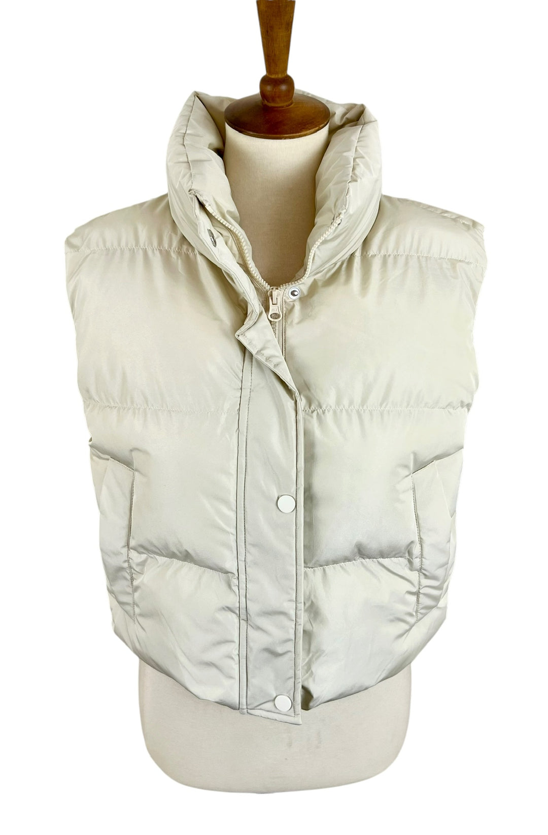 CCB Cropped Vest (Cream)