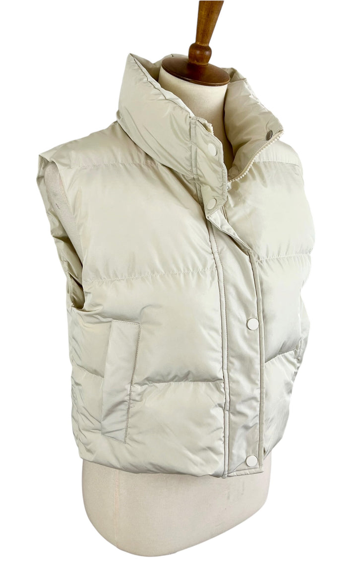 CCB Cropped Vest (Cream)