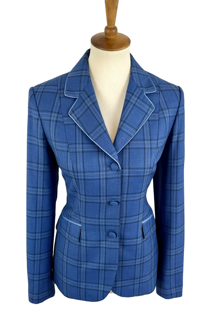 Blue Plaid Hunt Coat (Size 6/8) - Ref. 291