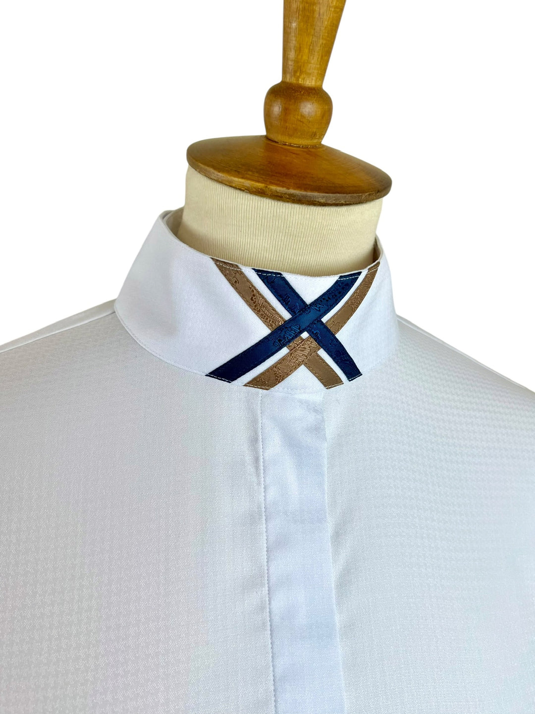 Brown & Navy Paisley X Collar (BBY - 72)