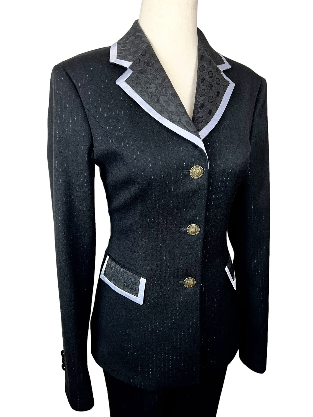 Black & Gray Showmanship Suit (Size 0/2)