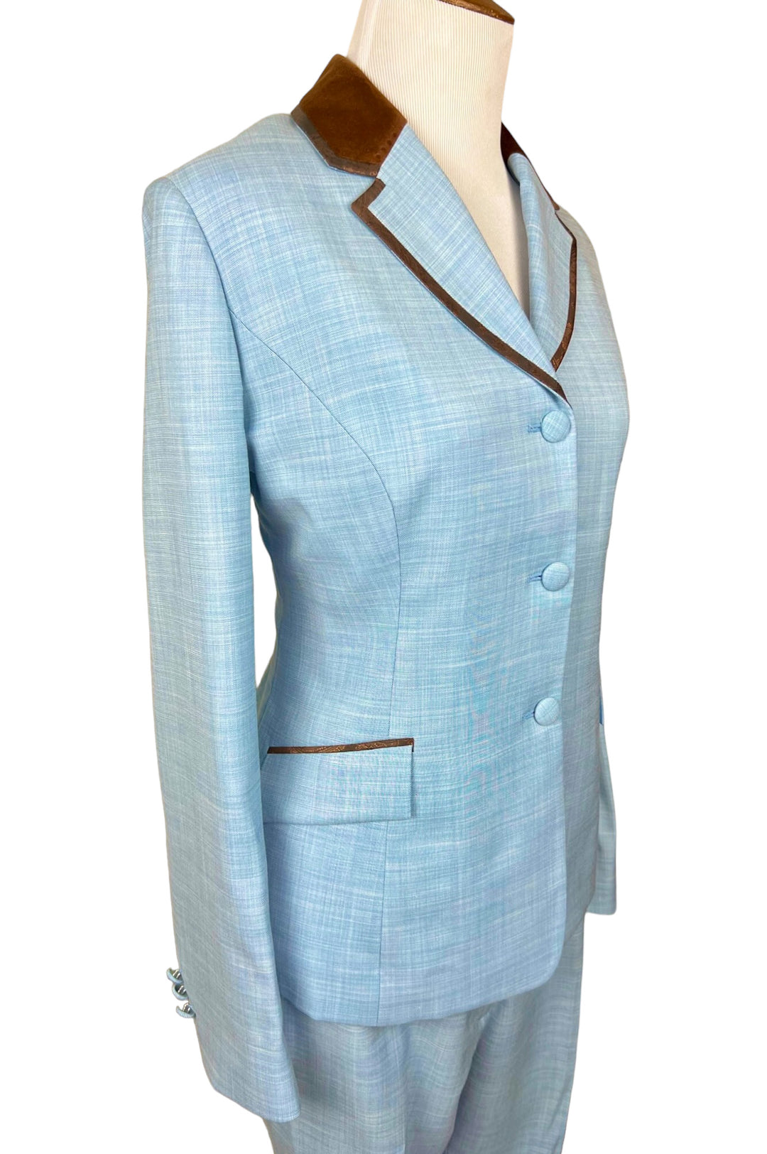 Light Blue Showmanship Suit (Size 12/14)