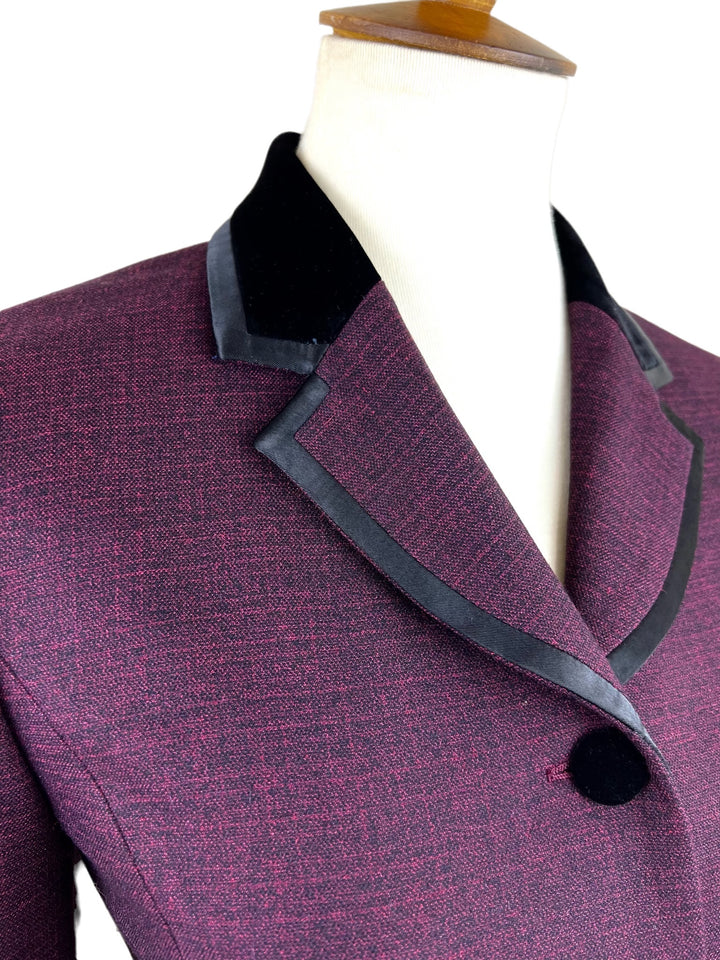 Maroon Show Coat (Size 6/8)