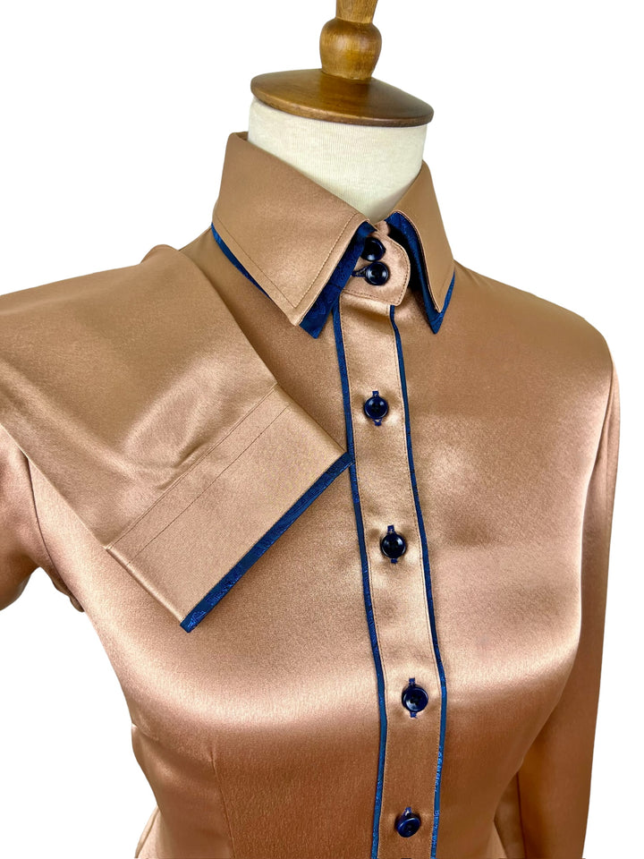 The Sheryl Halter Vest & Shirt Set