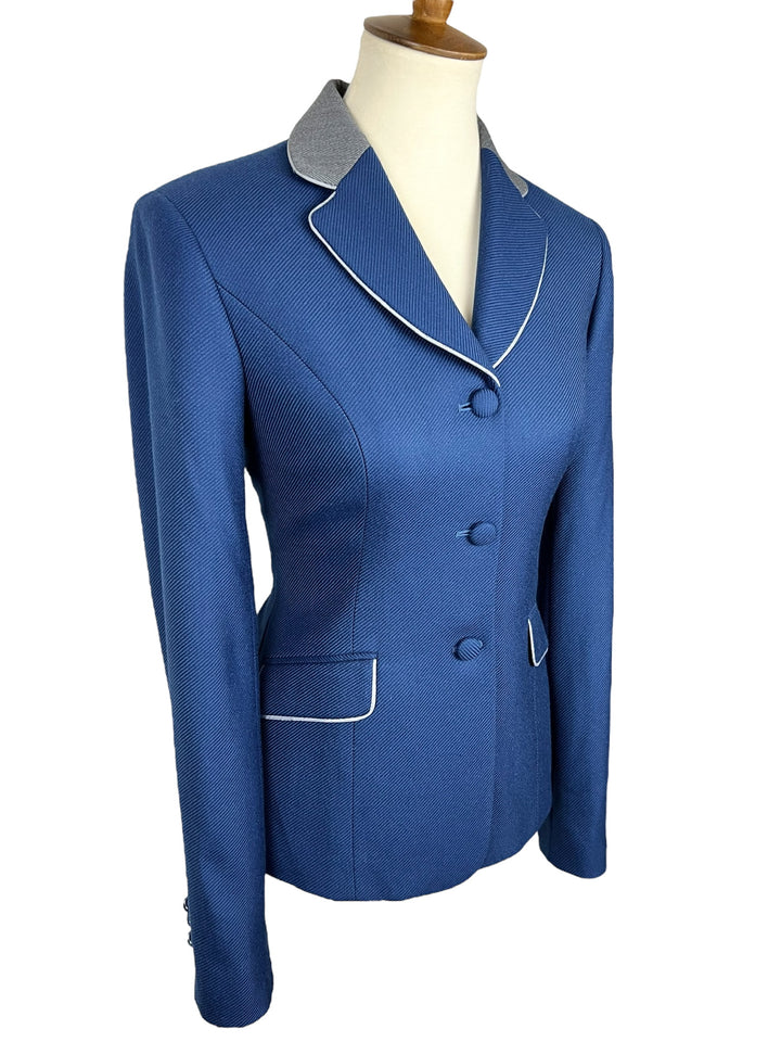 Blue & Silver Hunt Coat (Size 2)