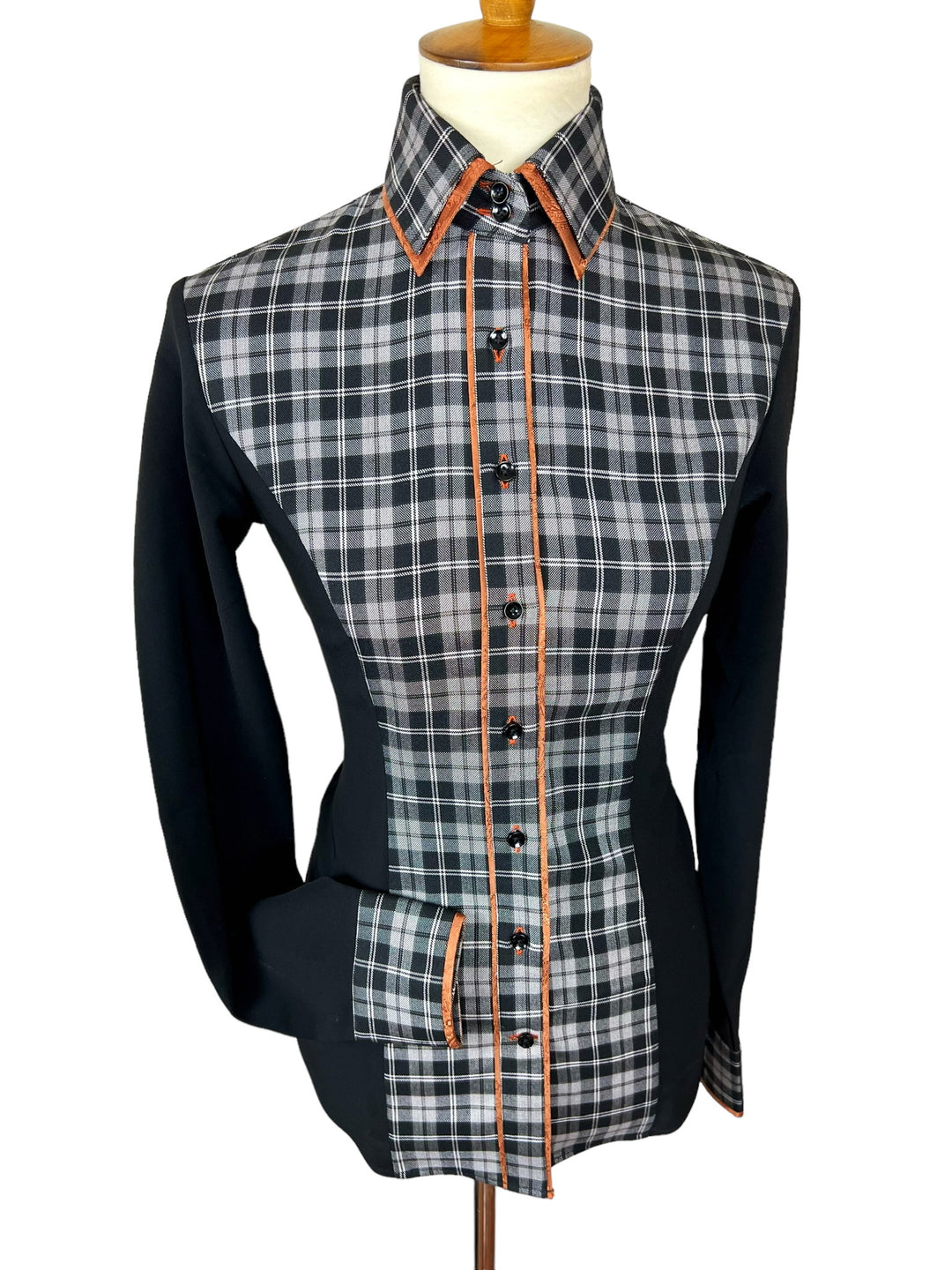 Black & White Western Shirt (Size 34)