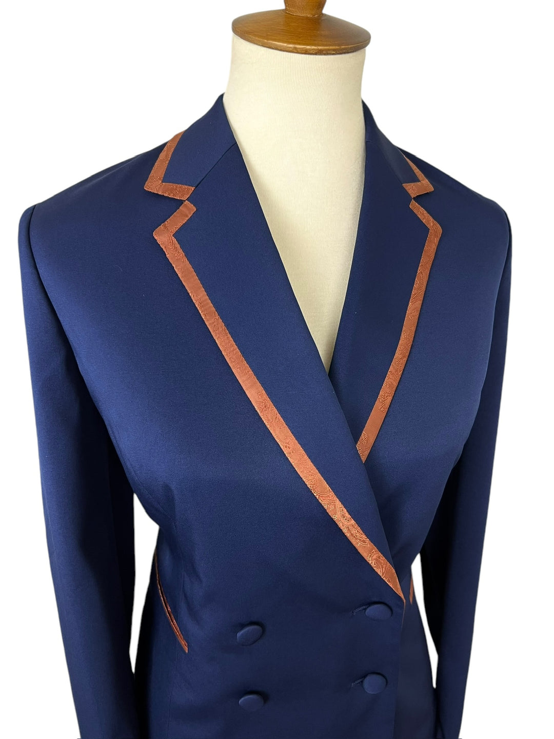 Navy & Rust Showmanship Suit (Size 14)