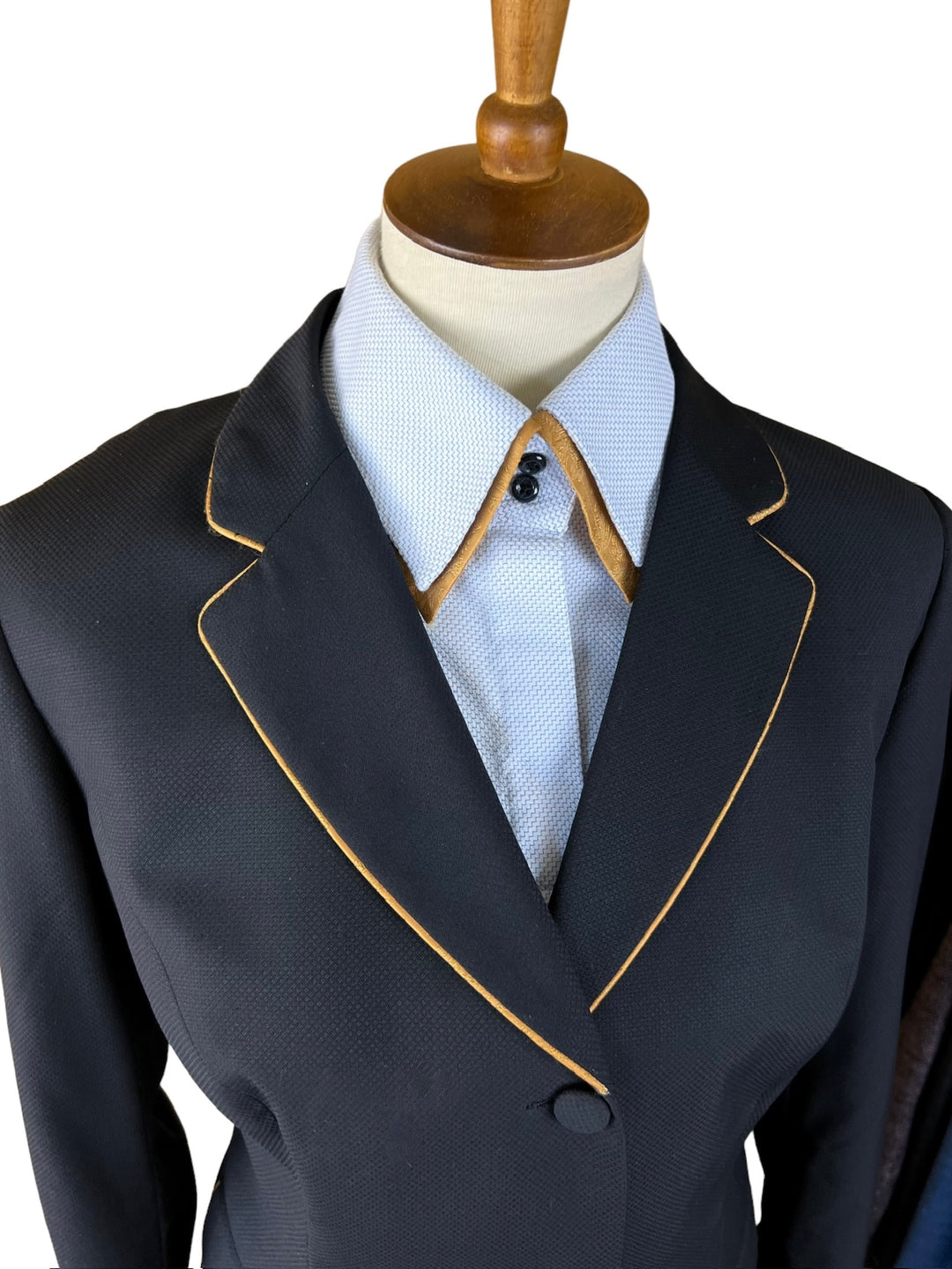 Black Showmanship Suit with Matching Western Shirt - Ref. 154 Custom Collars Boutique Black Showmanship Suit with Matching Western Shirt - Ref. 154 Custom Collars Boutique