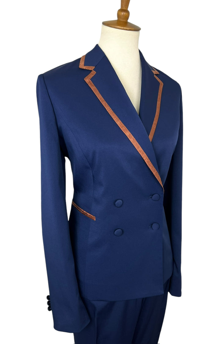 Navy & Rust Showmanship Suit (Size 14)