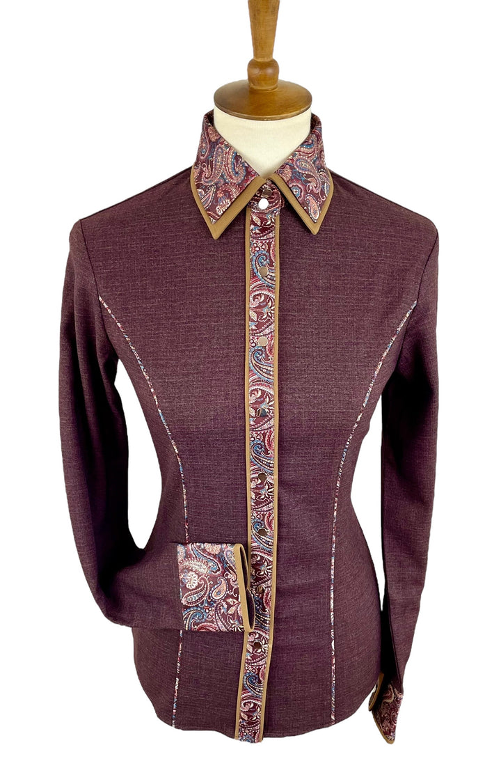 Maroon Western Shirt (Size 34)