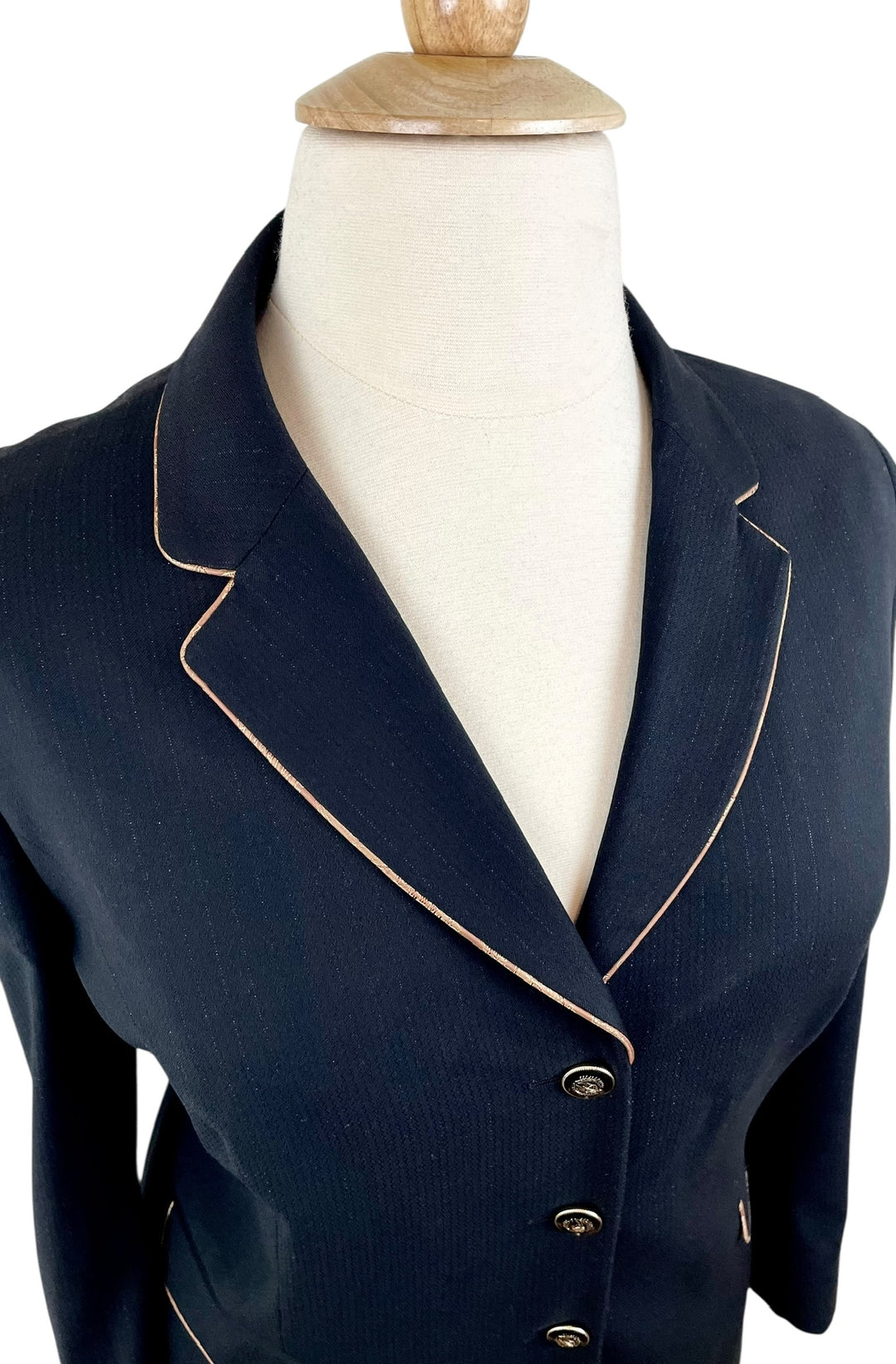 Black & Gold Halter Jacket (Size 22)