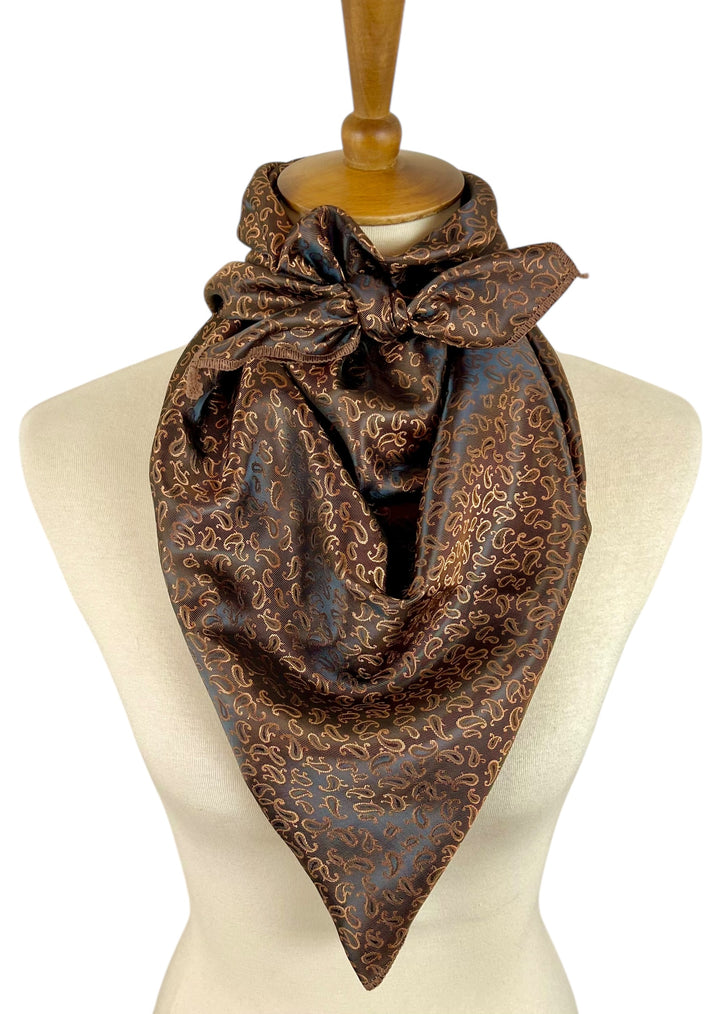 Brown Paisley Scarf (Style 2)