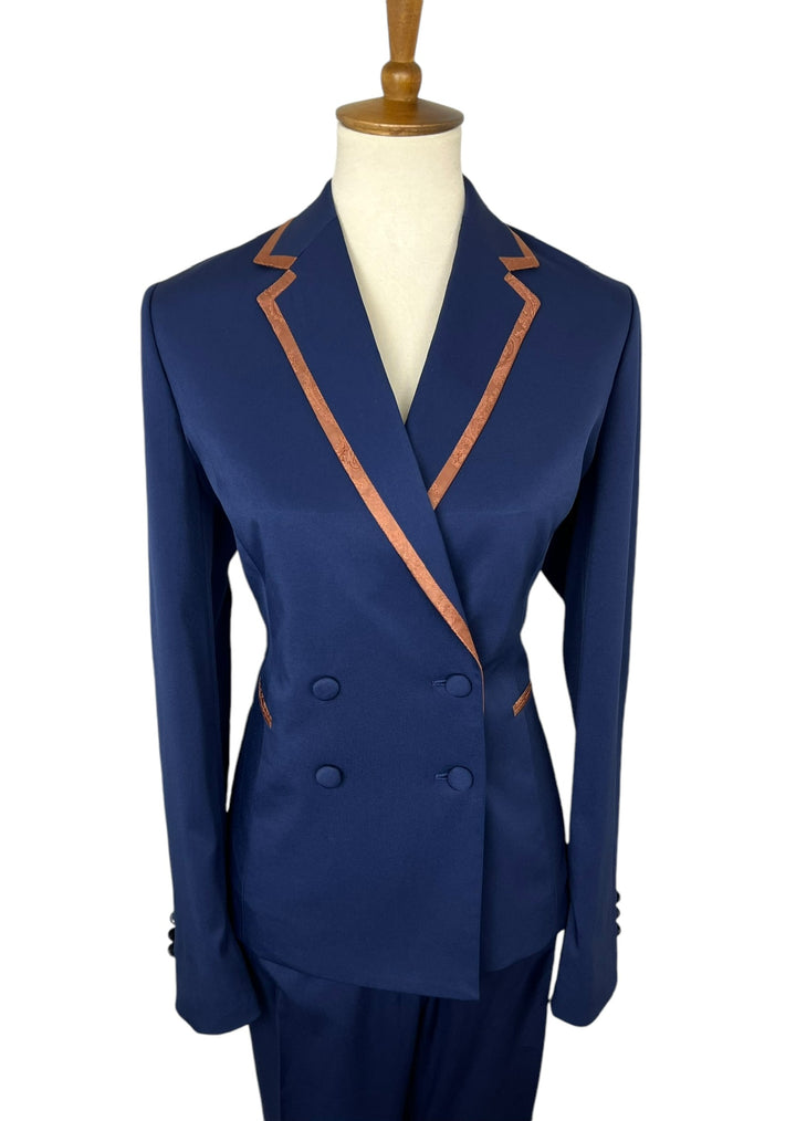 Navy & Rust Showmanship Suit (Size 14)