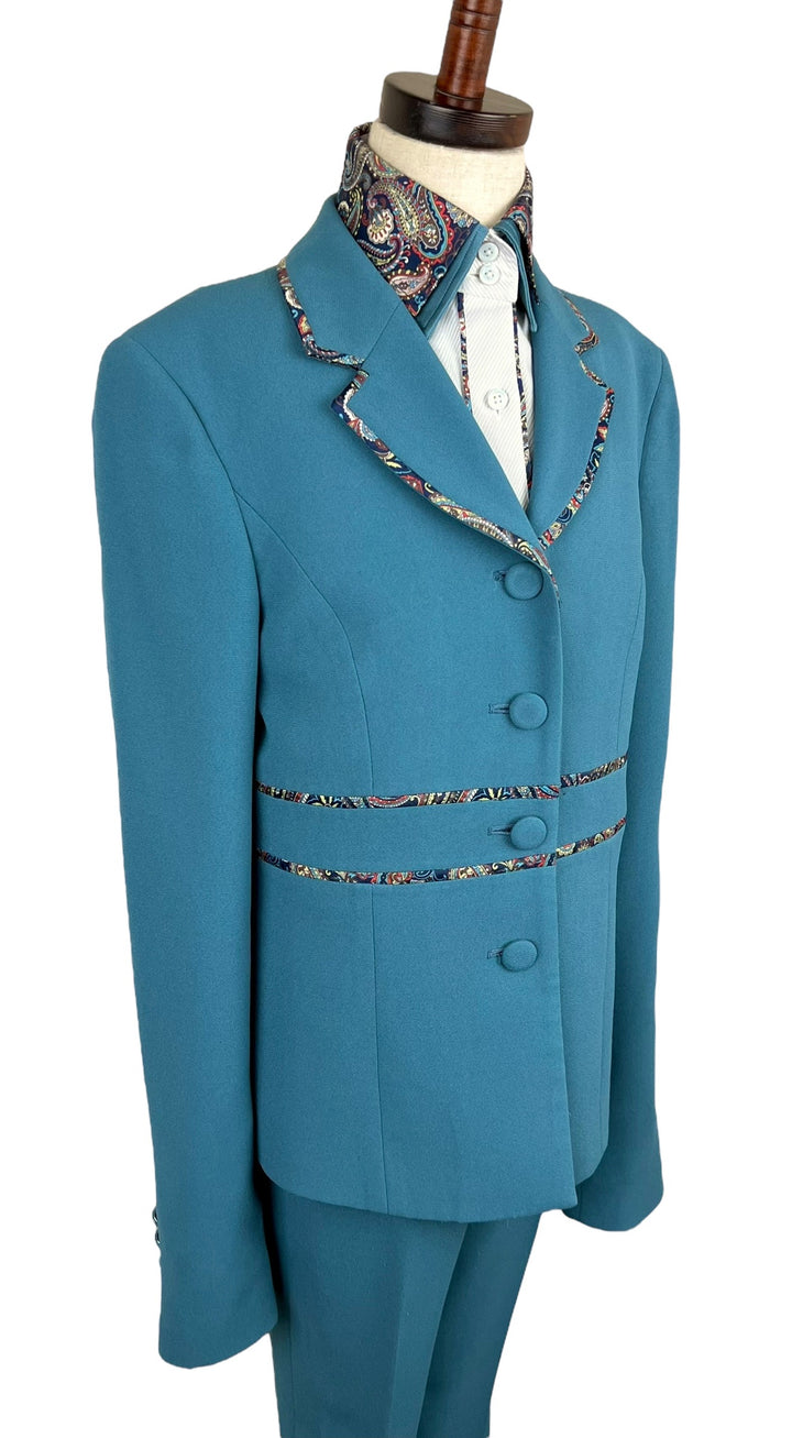 Youth Teal SMS Suit + Western Shirt - Ref. 165