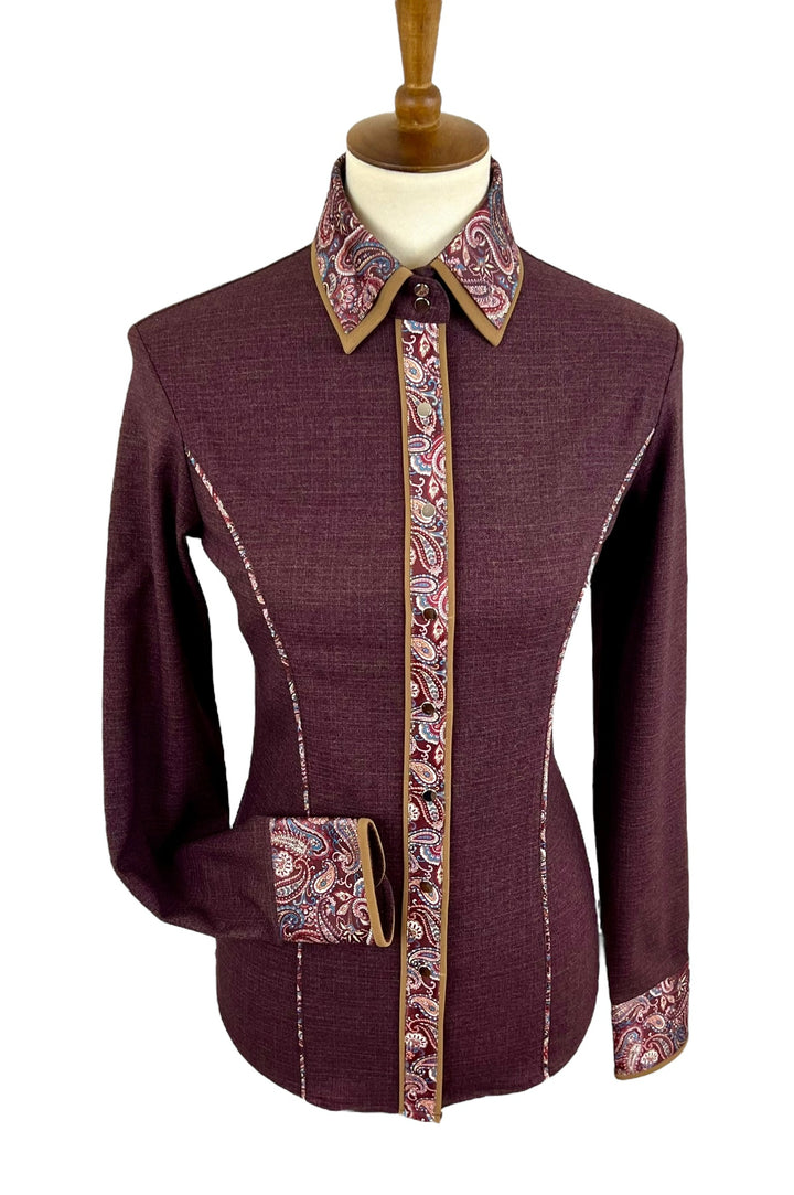 Maroon Western Shirt (Size 36)