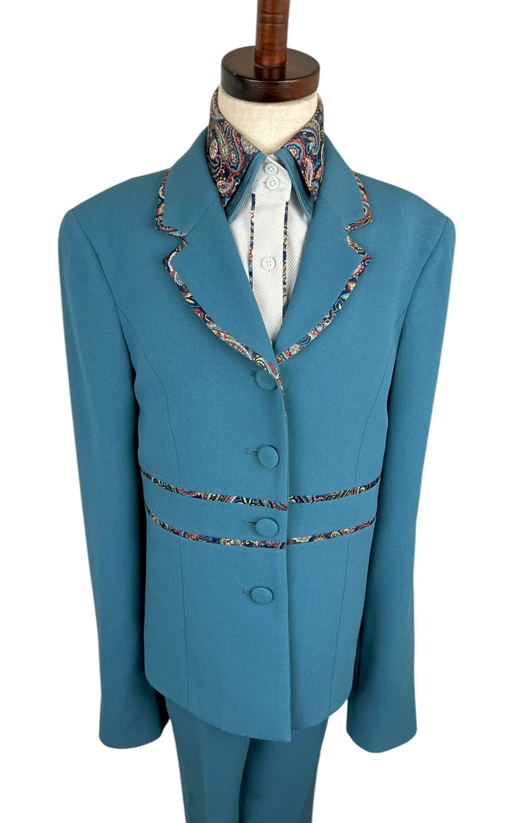 Youth Teal SMS Suit + Western Shirt - Ref. 165