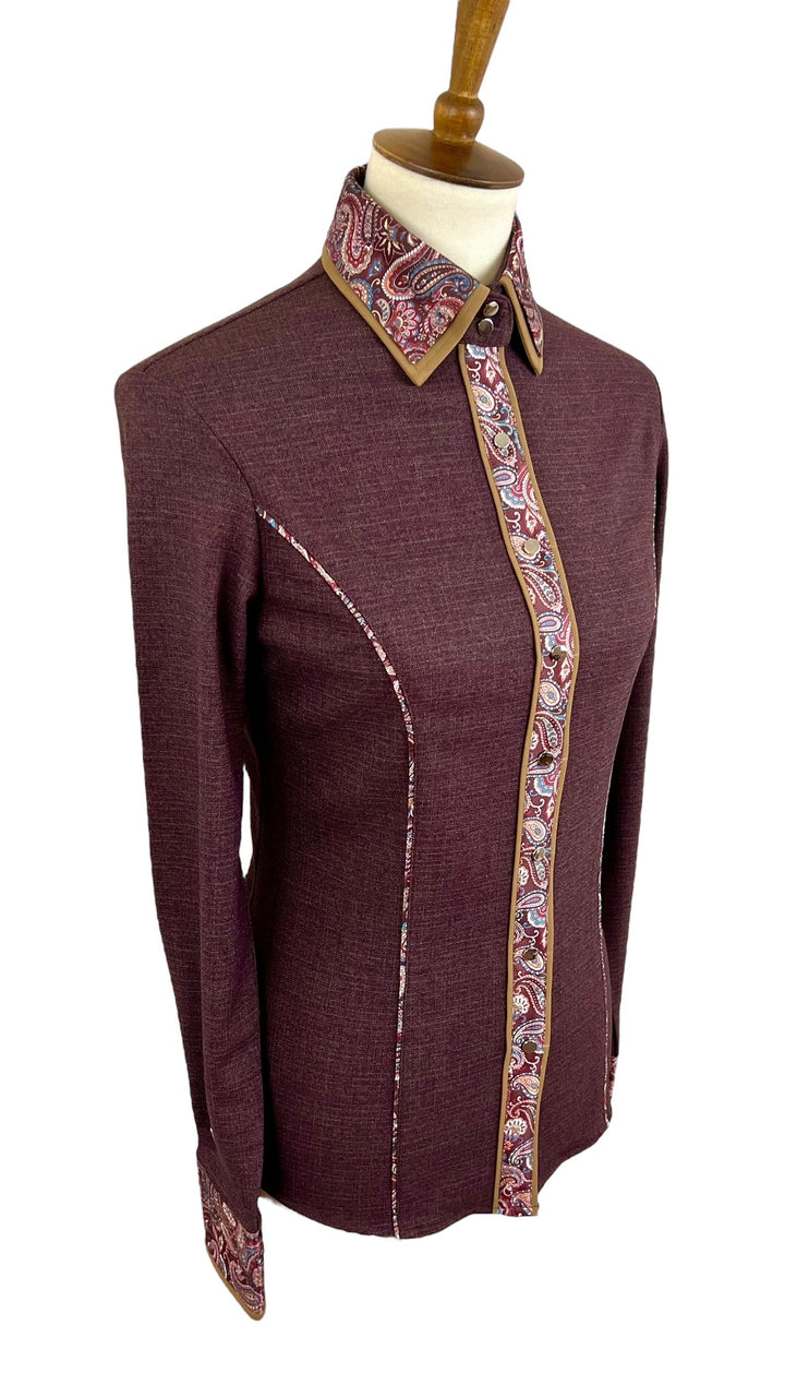 Maroon Western Shirt (Size 36)