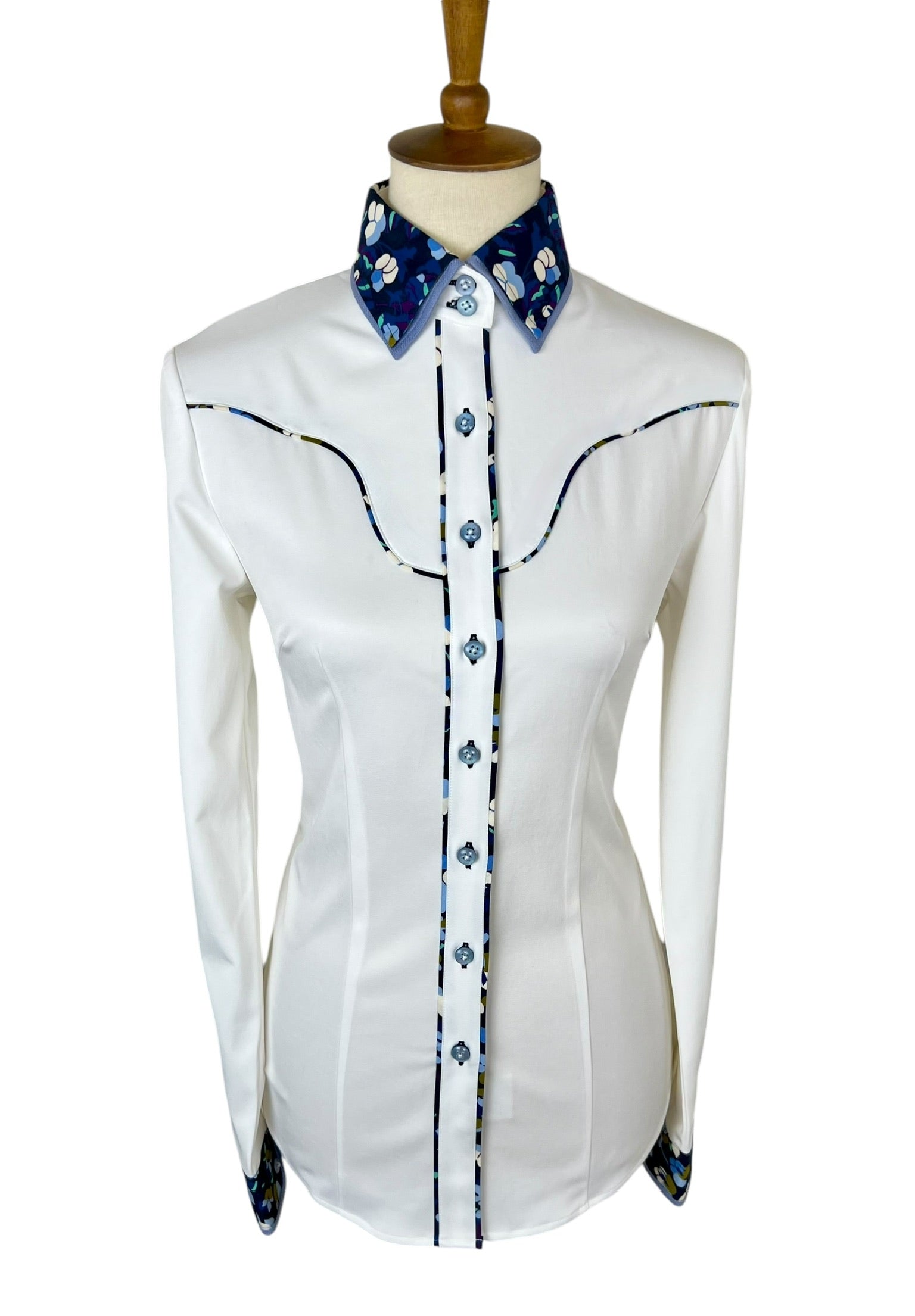 Orchid Embroidered Collar Shirt Men