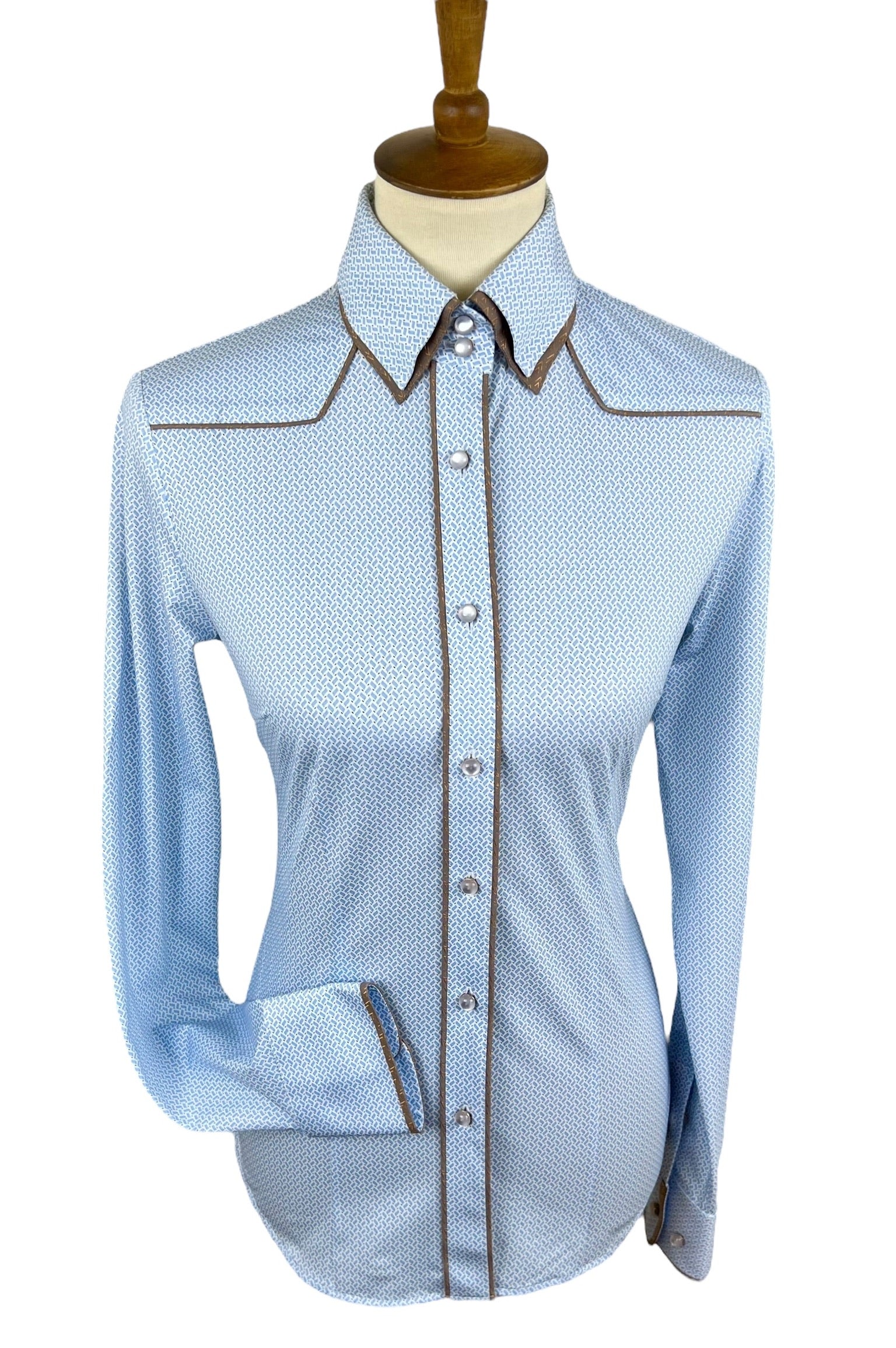 The Gigi Western Shirt – Custom Collars Boutique The Gigi Western Shirt – Custom Collars Boutique