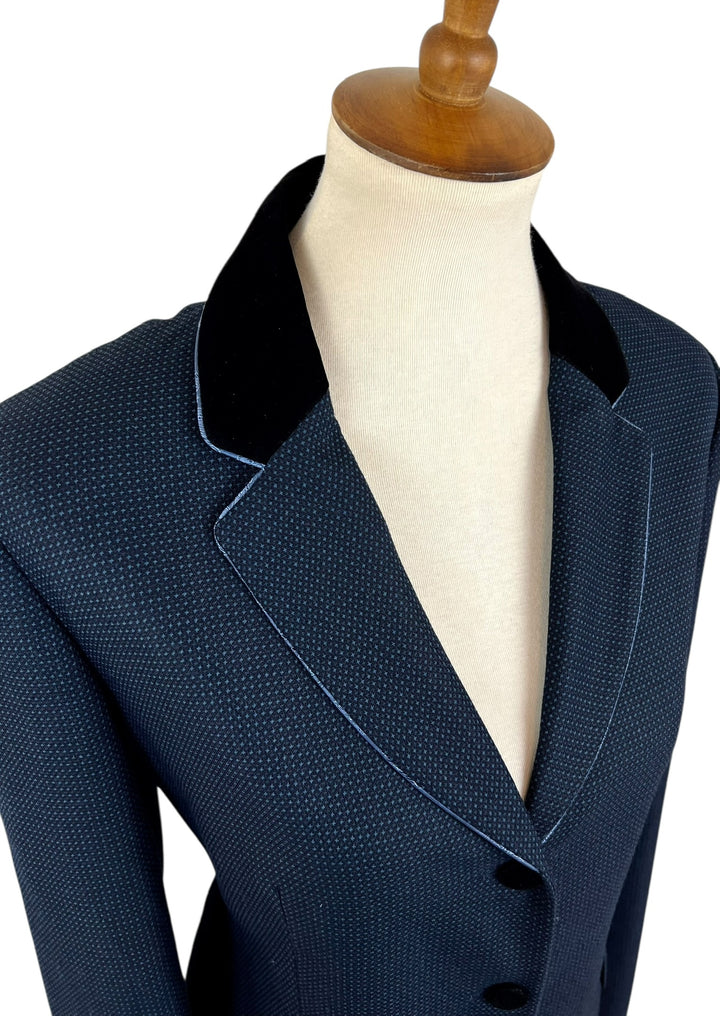 Black Hunt Coat w/ Blue Accents (Size 12) - Ref. 232