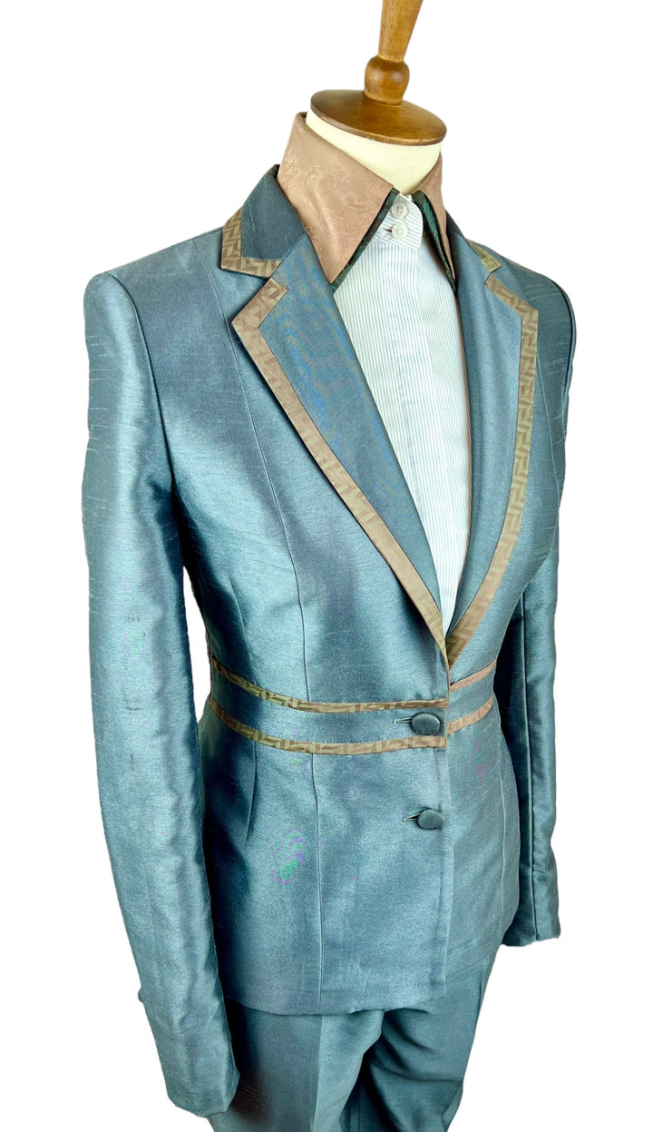 Green & Tan Showmanship Suit Set (Size 2/4) - Ref. 188